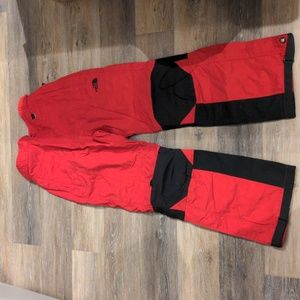 High waisted north face snow pants